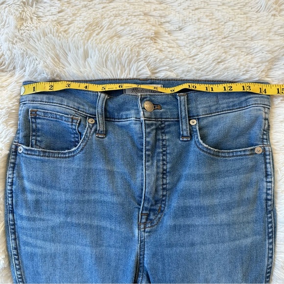 Madewell Blue High Rise 10” Skinny Crop Denim Jeans Size: 26 - Picture 3 of 9